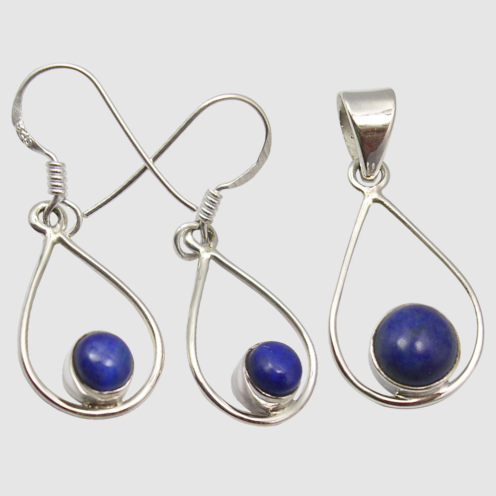 Lapis Lazuli Sterling Silver Earrings
