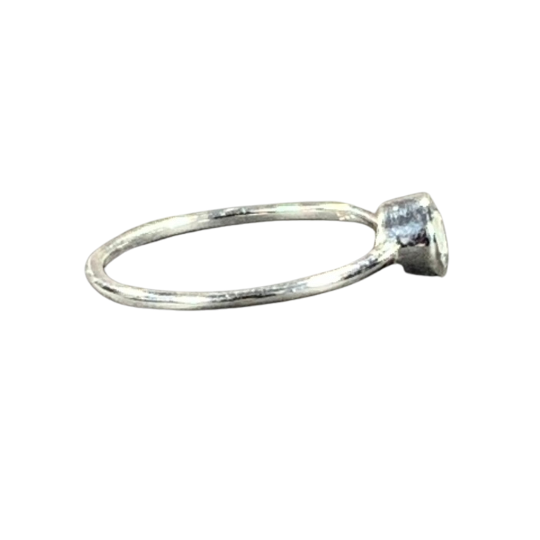 Sterling Silver Blue Topaz Ring