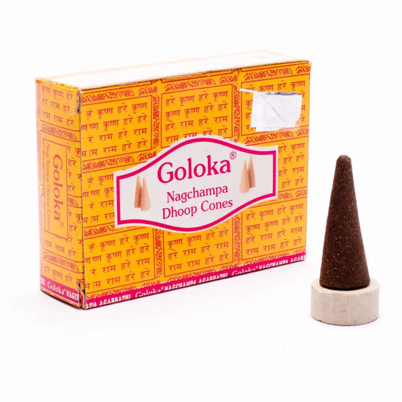 Goloka Nag Champa Incense Cones