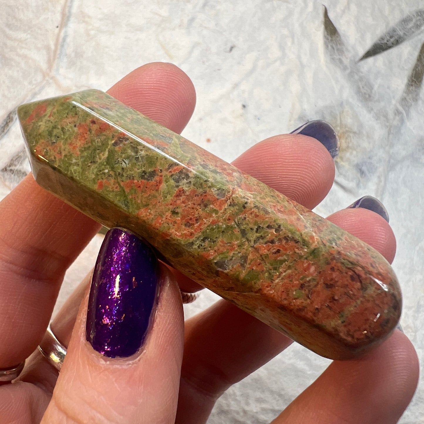 Unakite Mini Wand