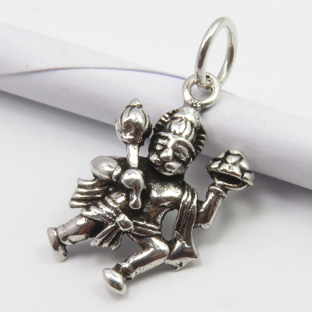 Sterling Silver Hanuman Pendant