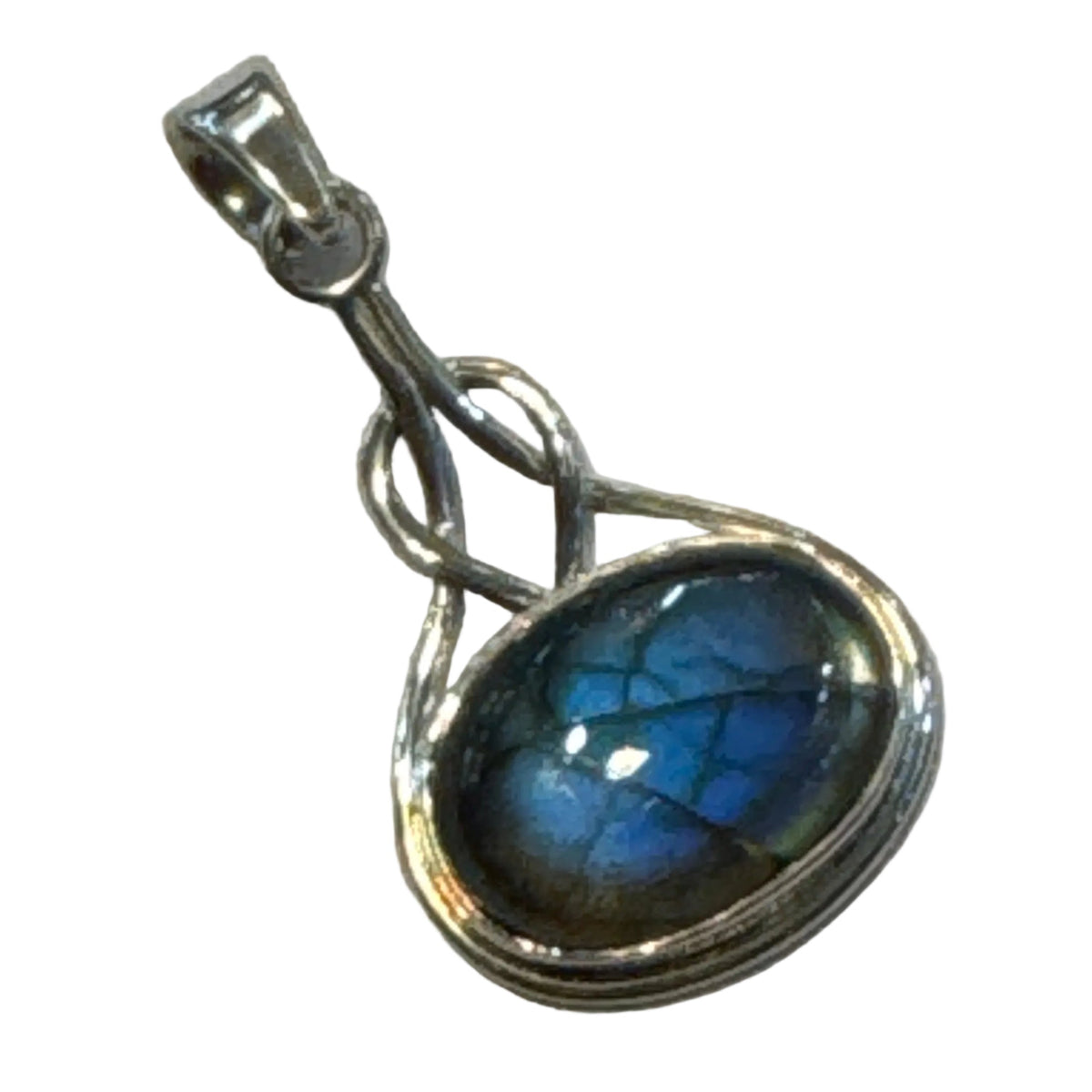 Labradorite Sterling Silver Pendant