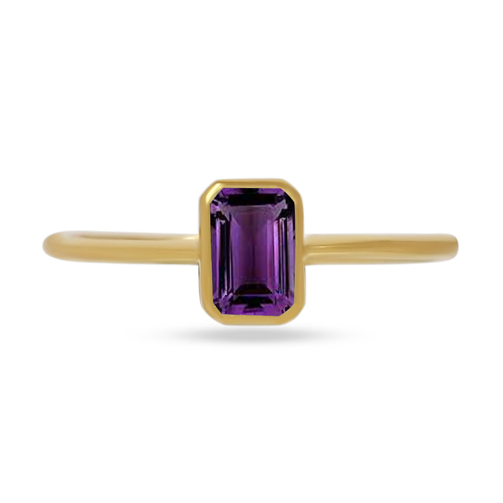 Gold Vermeil Amethyst Rings