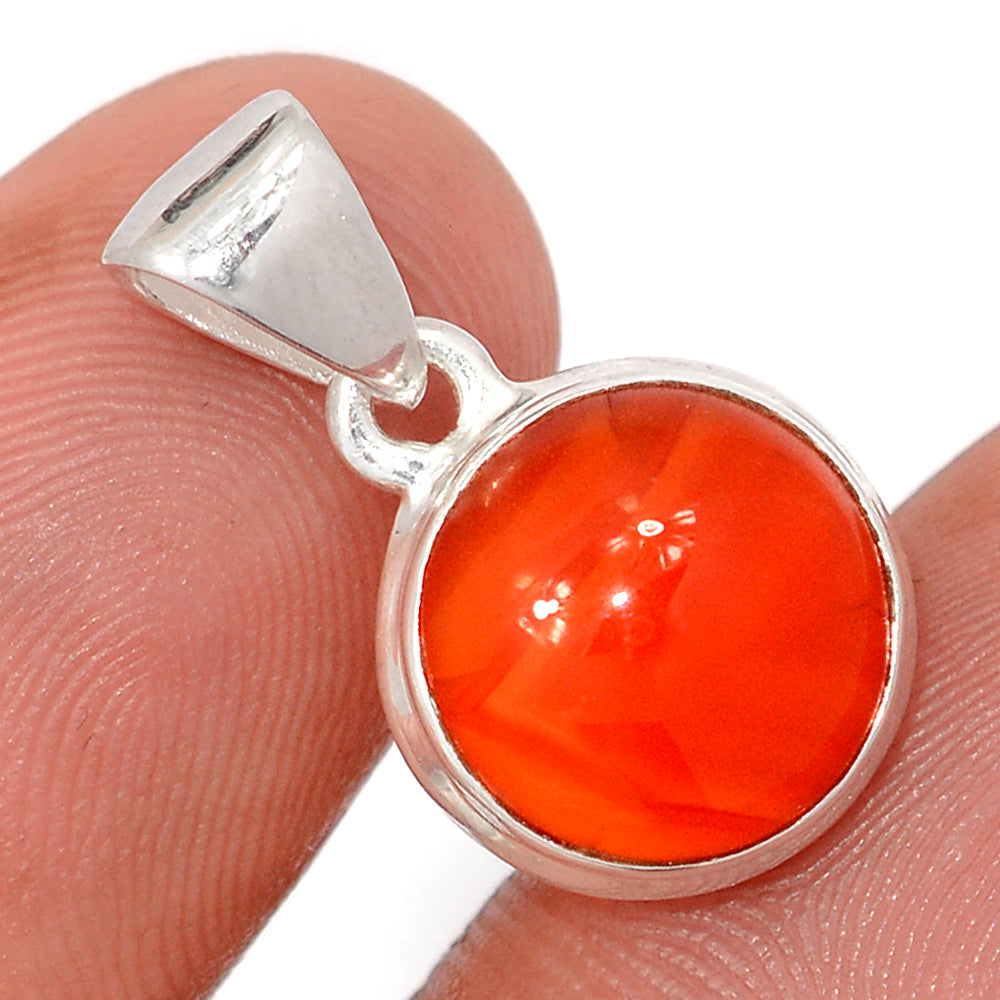 Sterling Silver Carnelian Pendant