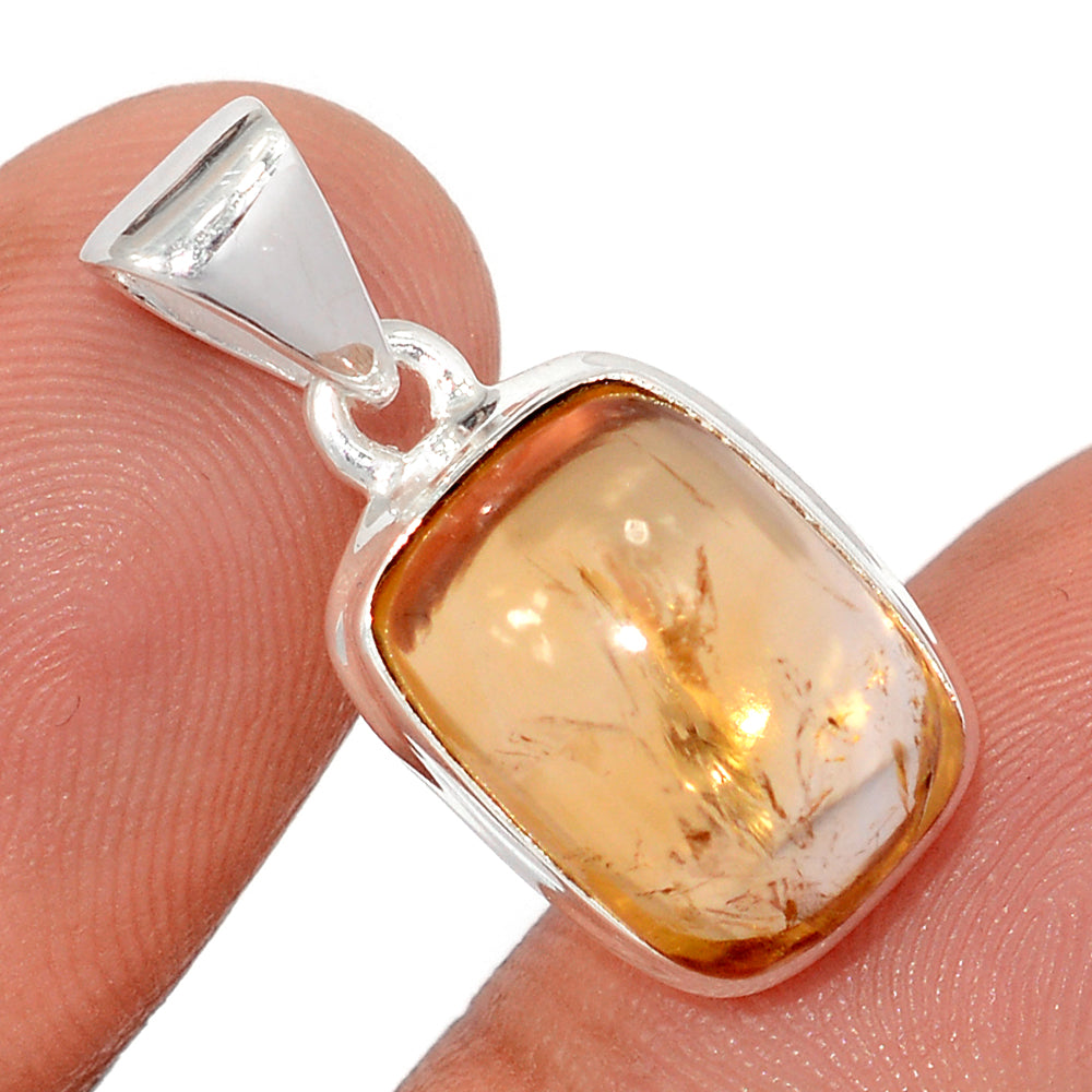 Sterling Silver Citrine Pendant