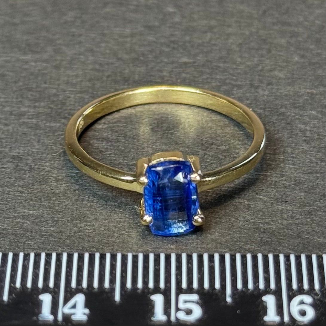 18k Gold Vermeil Kyanite Rings