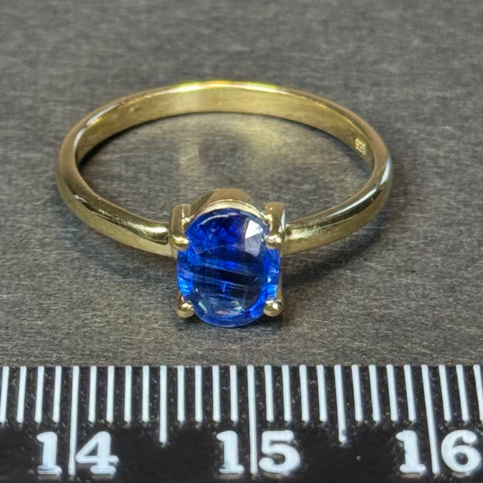 18k Gold Vermeil Kyanite Rings