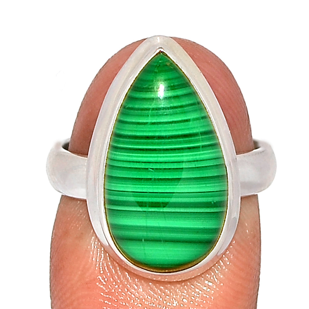 Sterling Silver Malachite Ring