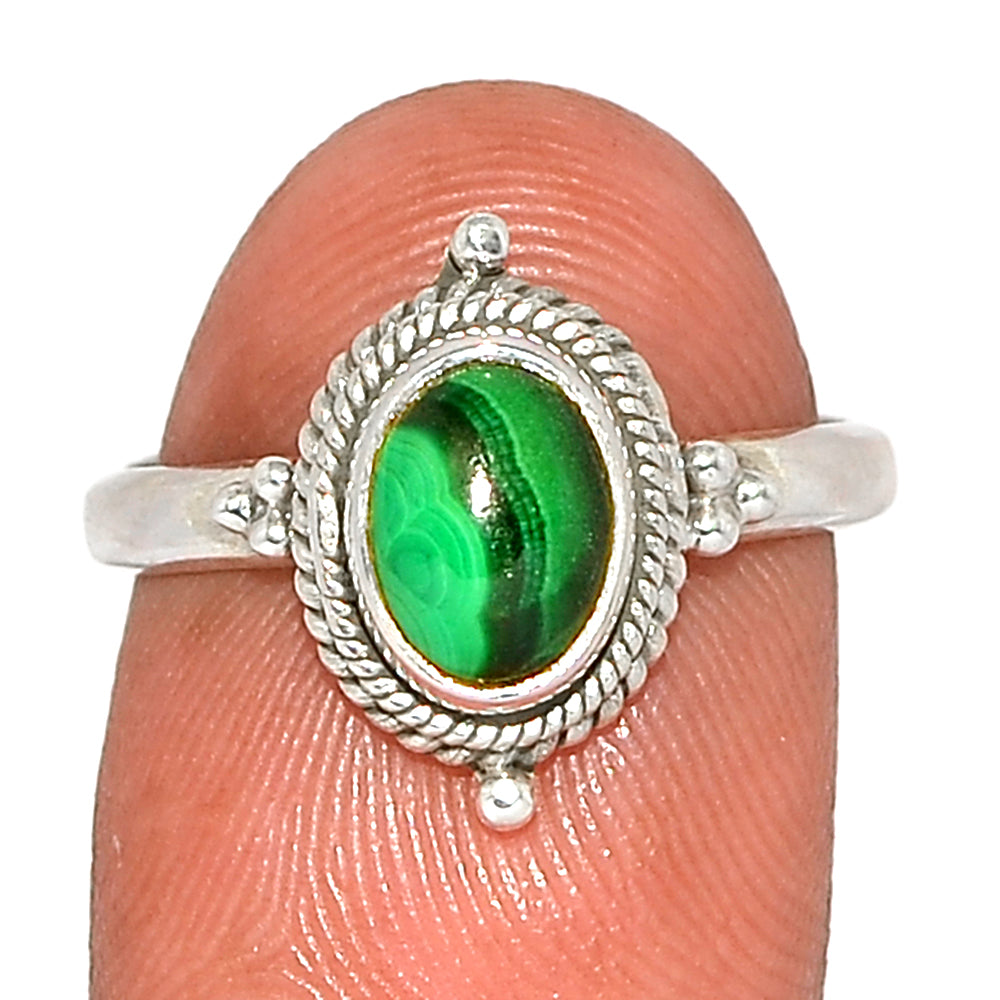 Sterling Silver Malachite Ring