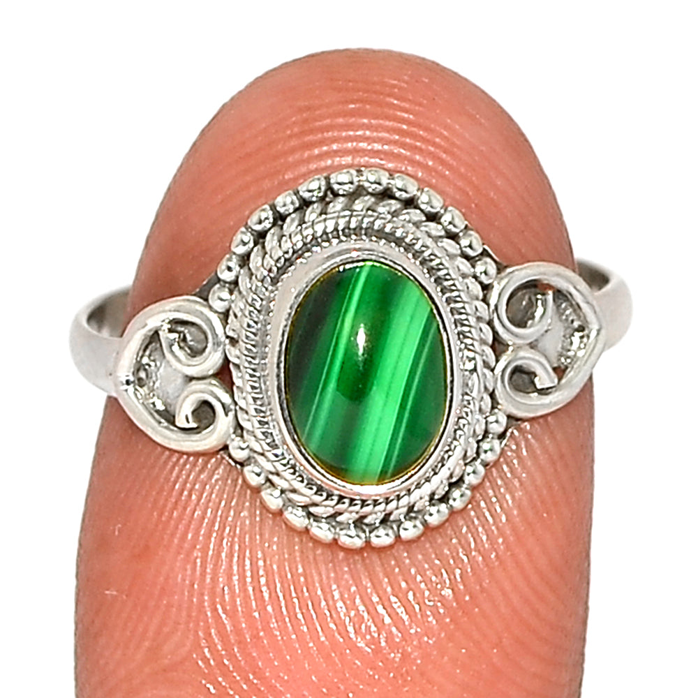 Sterling Silver Malachite Ring