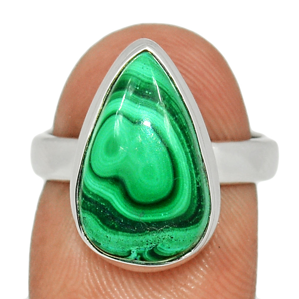 Sterling Silver Malachite Ring