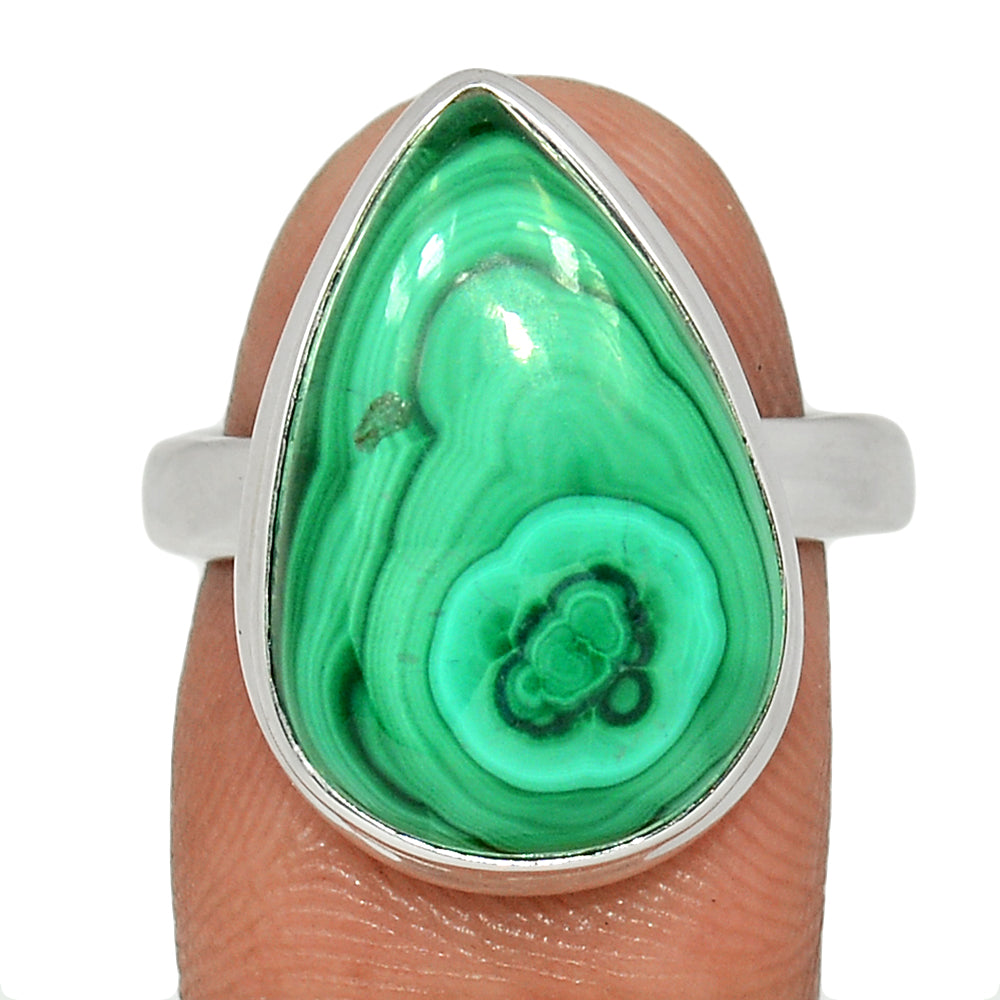 Sterling Silver Malachite Ring