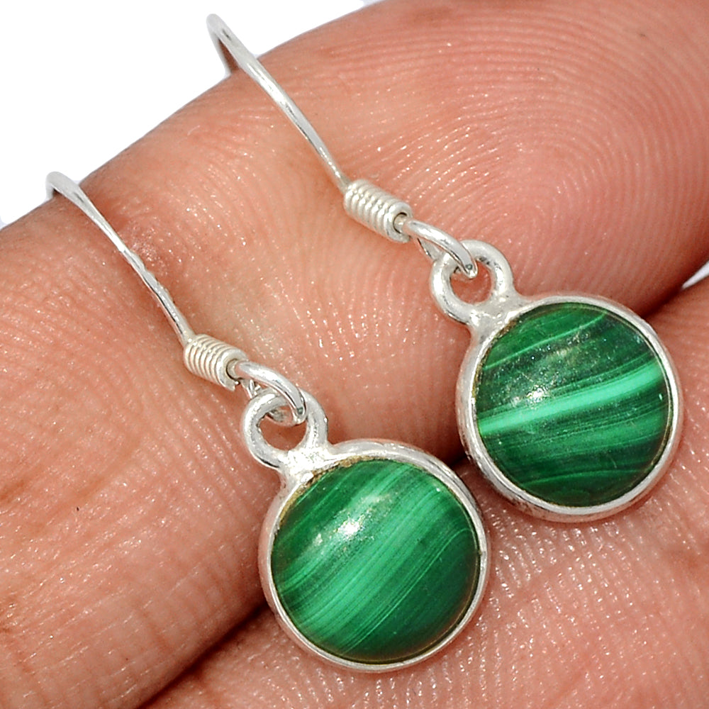 Malachite Sterling Silver Earrings
