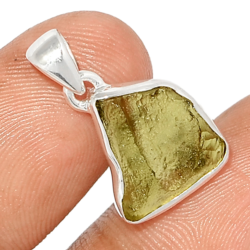 Sterling Silver Moldavite Pendant
