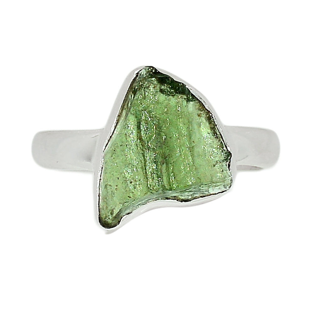 Sterling Silver Moldavite Ring
