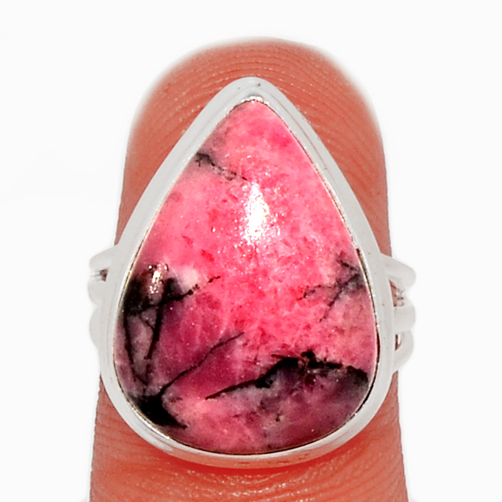 Sterling Silver Rhodonite Ring