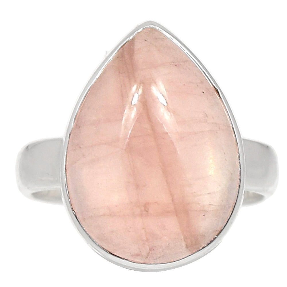 Sterling Silver Rose Quartz Ring