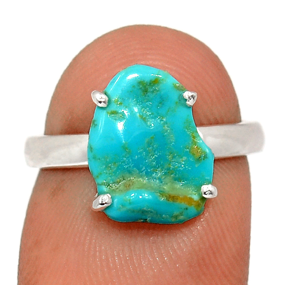 Sterling Silver Kingman Turquoise Natural Ring