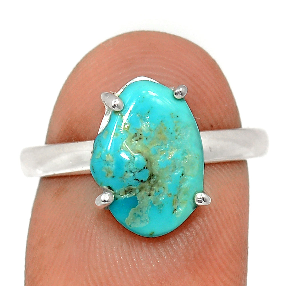 Sterling Silver Kingman Turquoise Natural Ring
