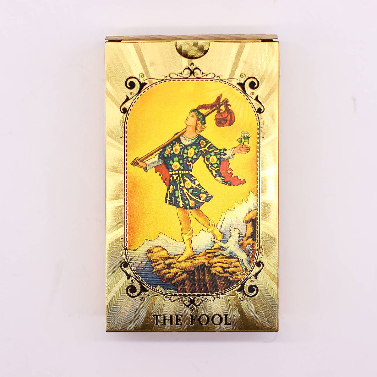 Tarot Card Set Blue & Gold Foil - All Seeing Eye & Booklet