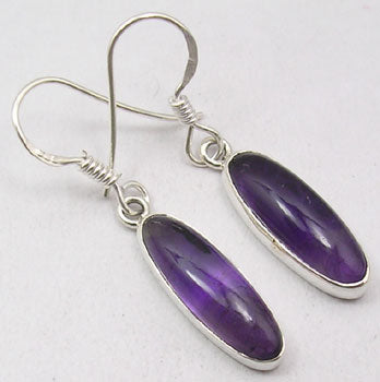 Amethyst Sterling Silver Earrings