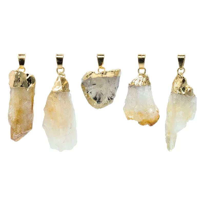 Pendant Citrine Rough