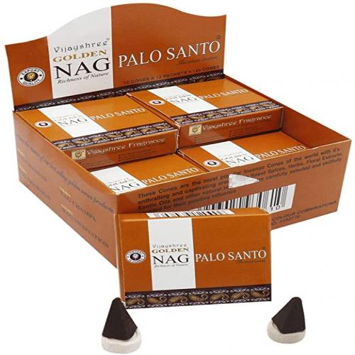 Golden Nag Palo Santo Incense Cones