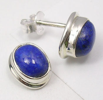 Lapis Lazuli Sterling Silver Studs