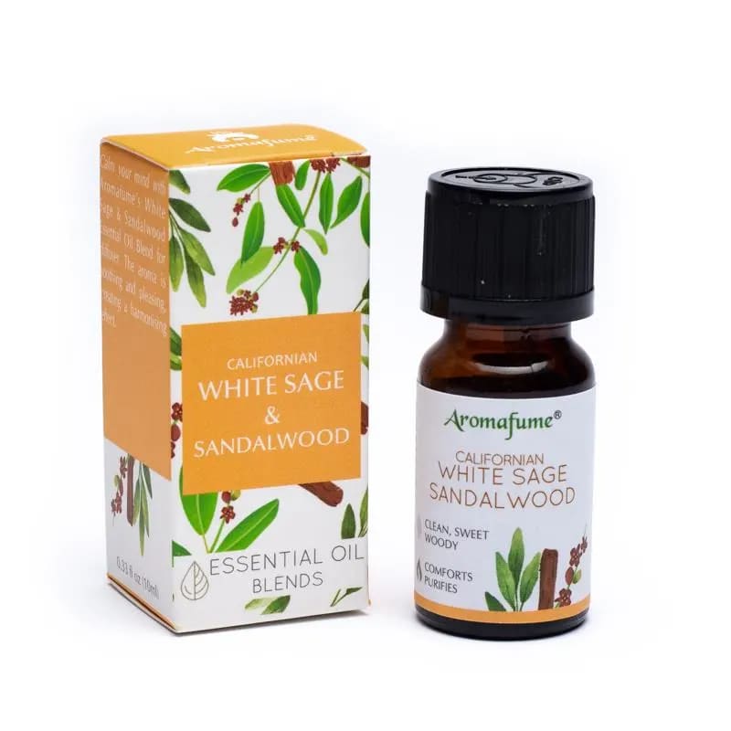 Californian White Sage & Sandalwood Essential Oil Blend (10ml)