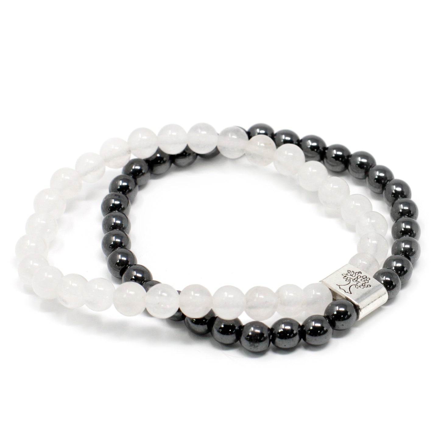 Magnetic Clear Quartz Gemstone Bracelet