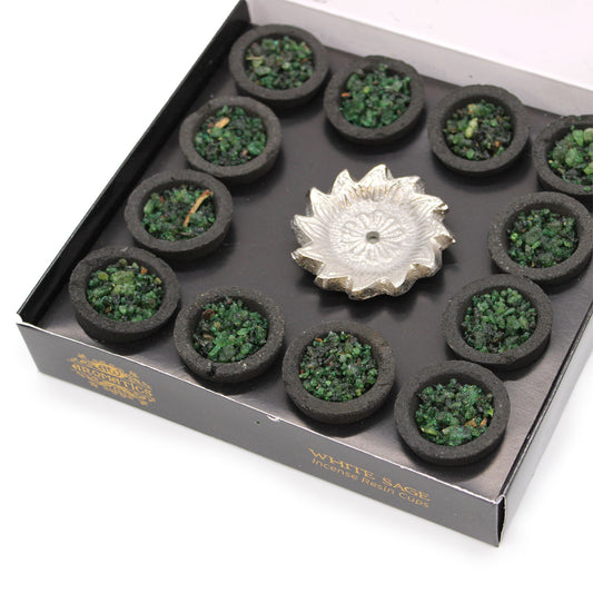 White Sage Resin Cups (Pack of 12)