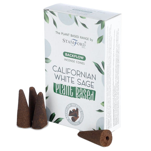 Californian White Sage - Plant Based Backflow Incense Cones