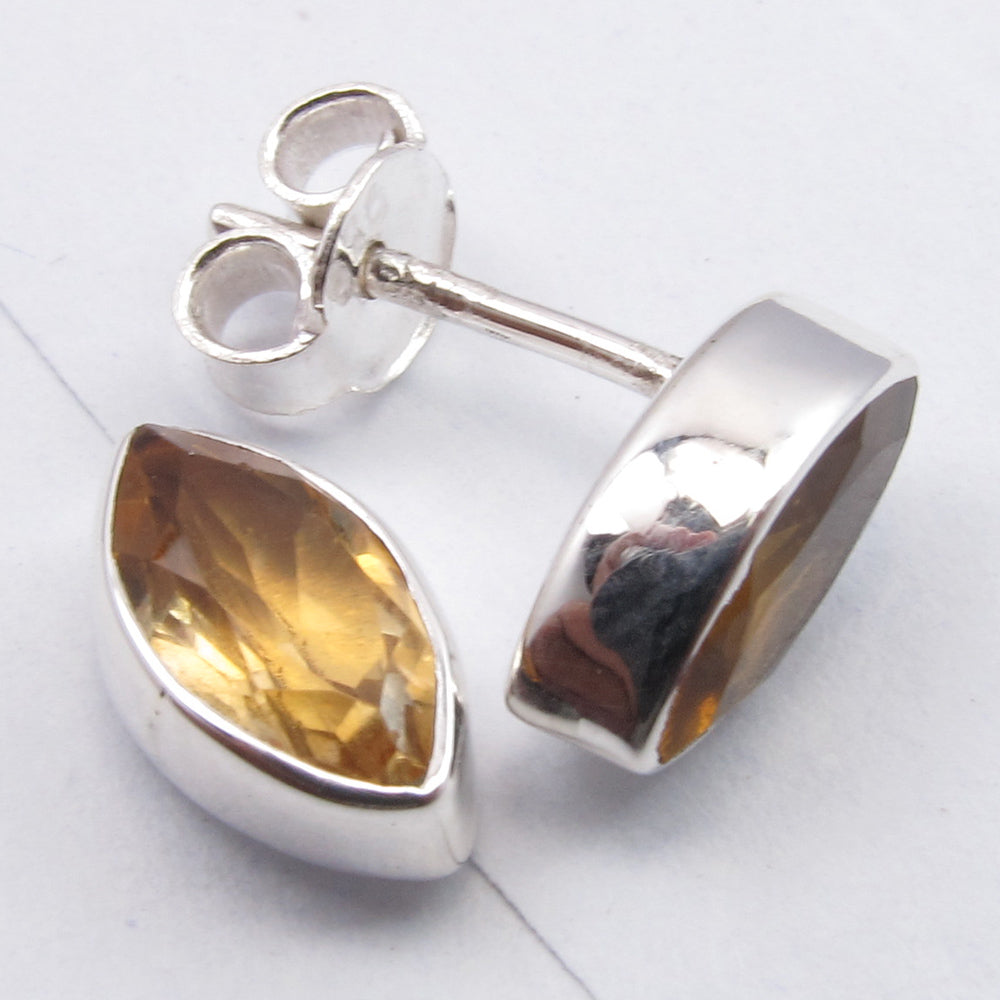 Citrine Sterling Silver Earrings