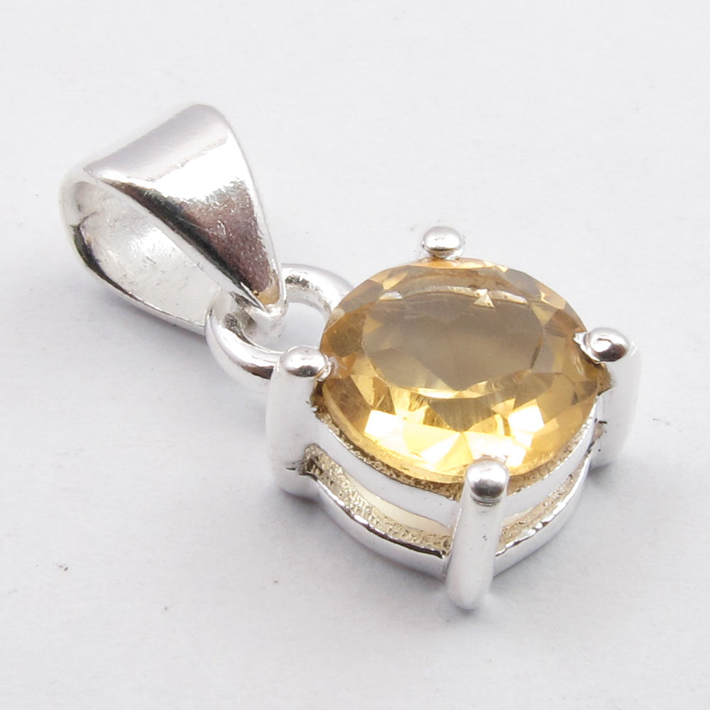 Sterling Silver Citrine Pendant