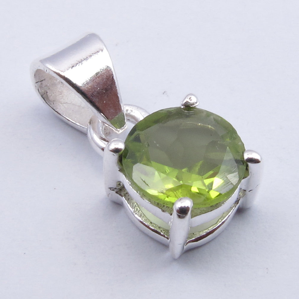 Peridot Sterling Silver Pendant