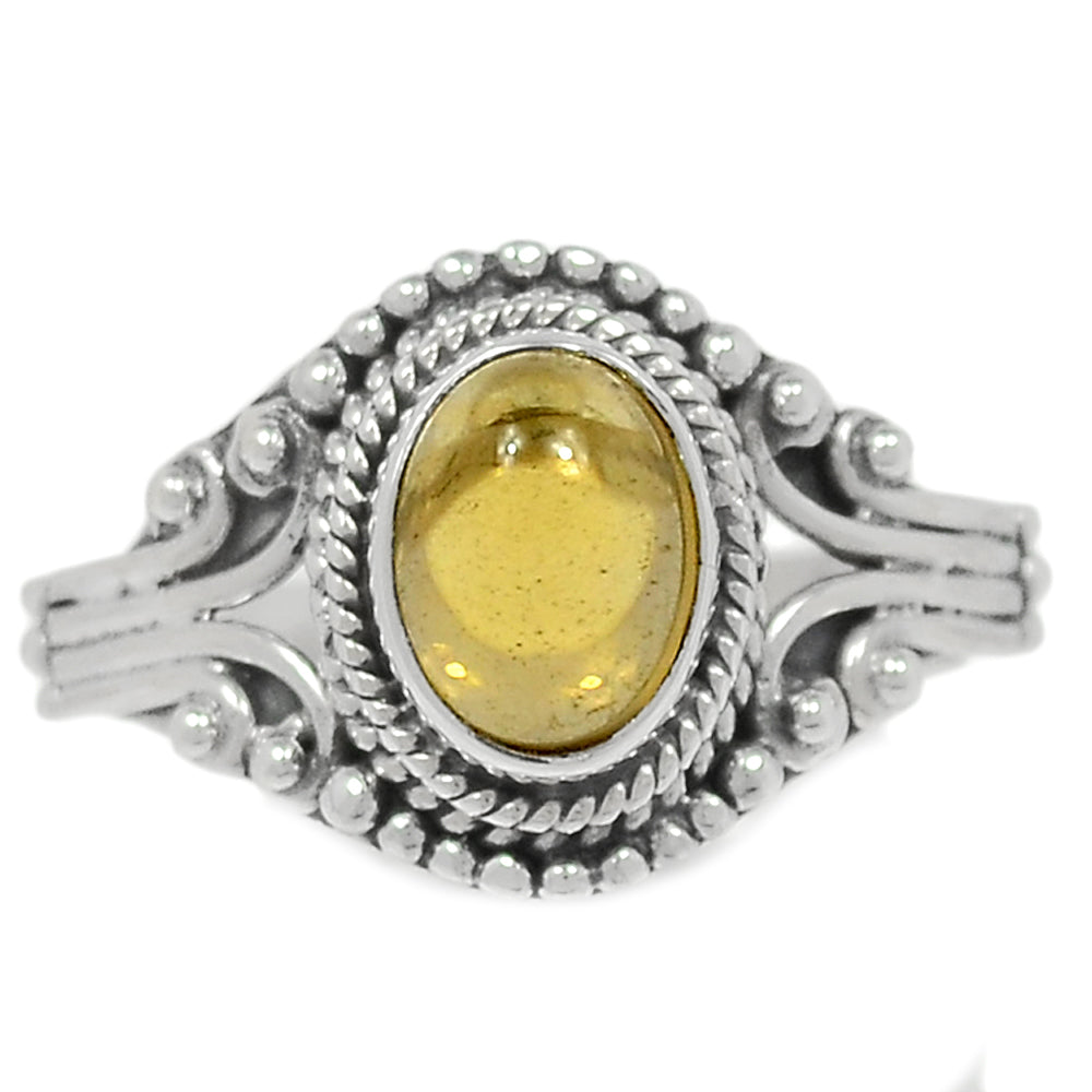 Sterling Silver Citrine Ring