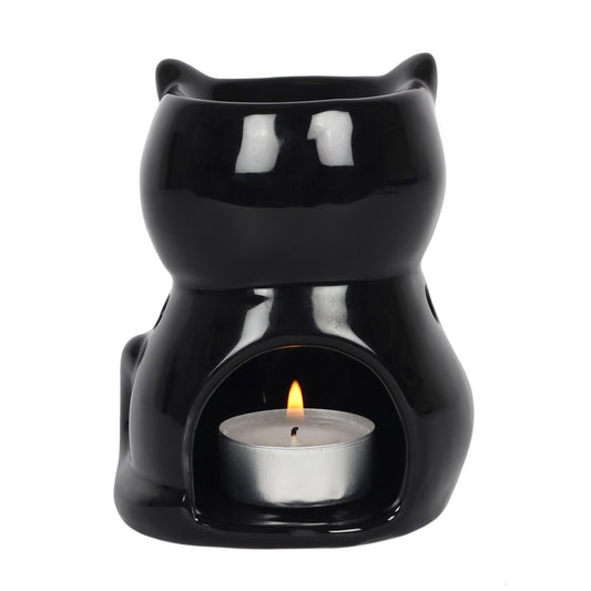 Black Cat Ceramic Oil Burner