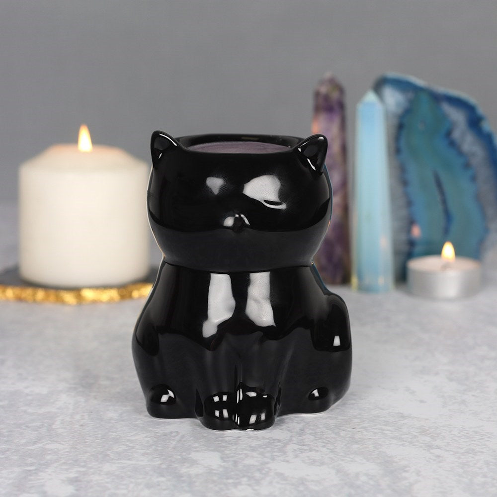 Black Cat Ceramic Oil Burner