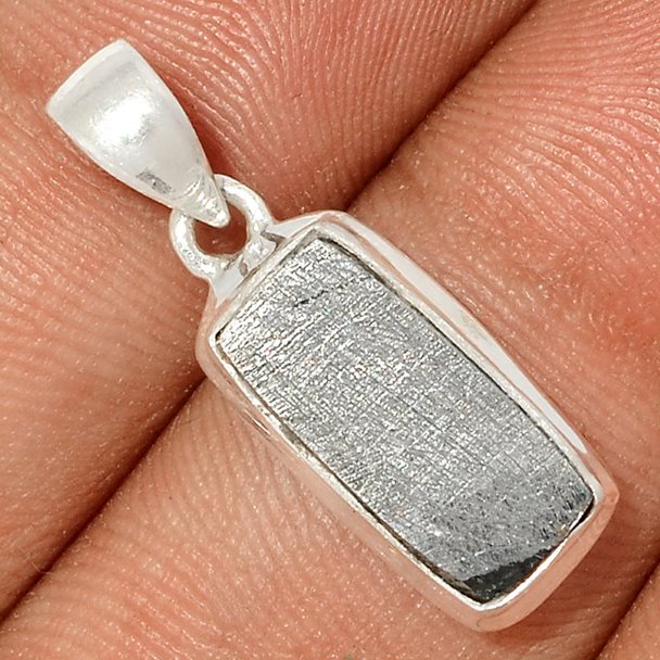Sterling Muonionalusta Meteorite Sweden Pendant