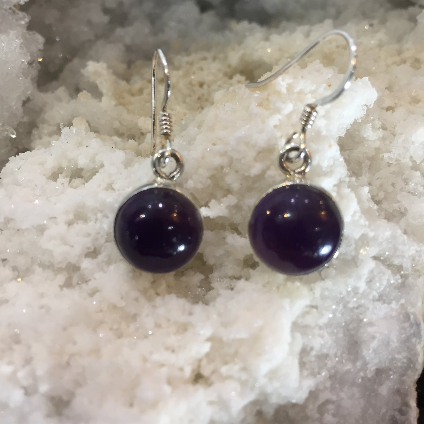 Amethyst Sterling Silver Earrings
