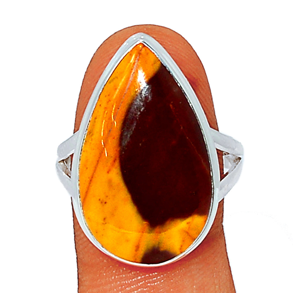 Sterling Silver Mookaite Teardrop Ring