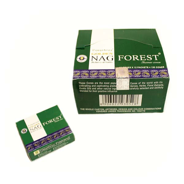 Golden Nag Forest Incense Cones