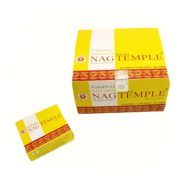 Golden Nag Temple Incense Cones