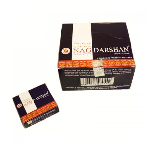 Golden Nag Darshan Incense Cones