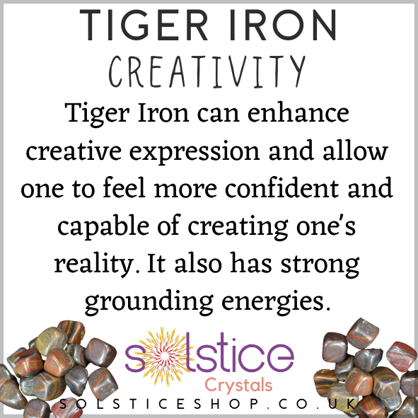 Tiger Iron Polished Tumblestone