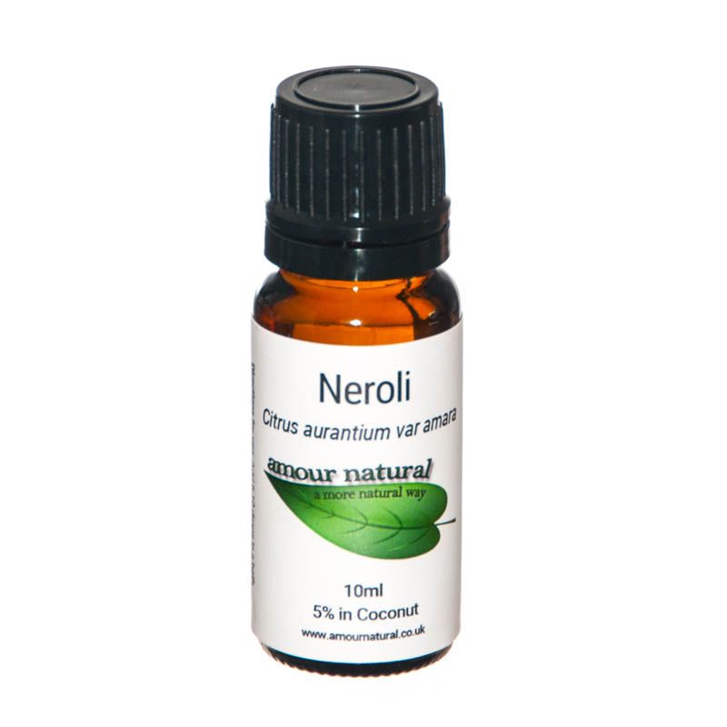 NEROLI ESSENTIAL OIL 5% Dilute in Coconut Oil (Citrus aurantium)