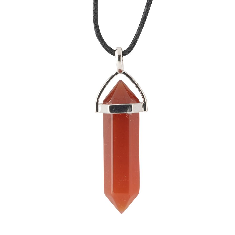 Virgo - Carnelian Birthstone Pendant (24th August - 23rd September)