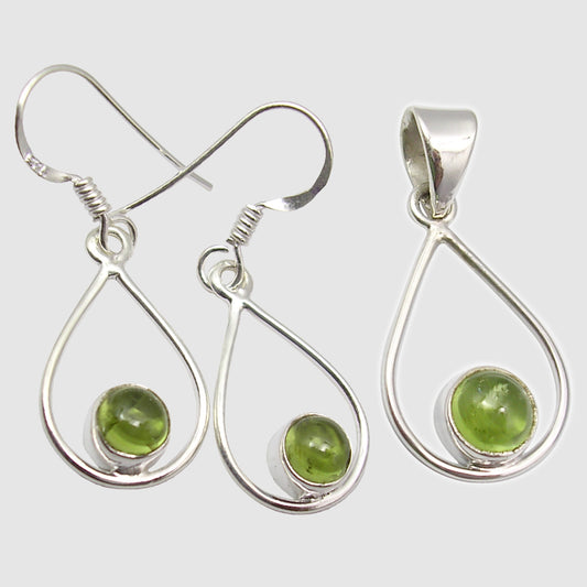 Peridot Sterling Silver Earrings