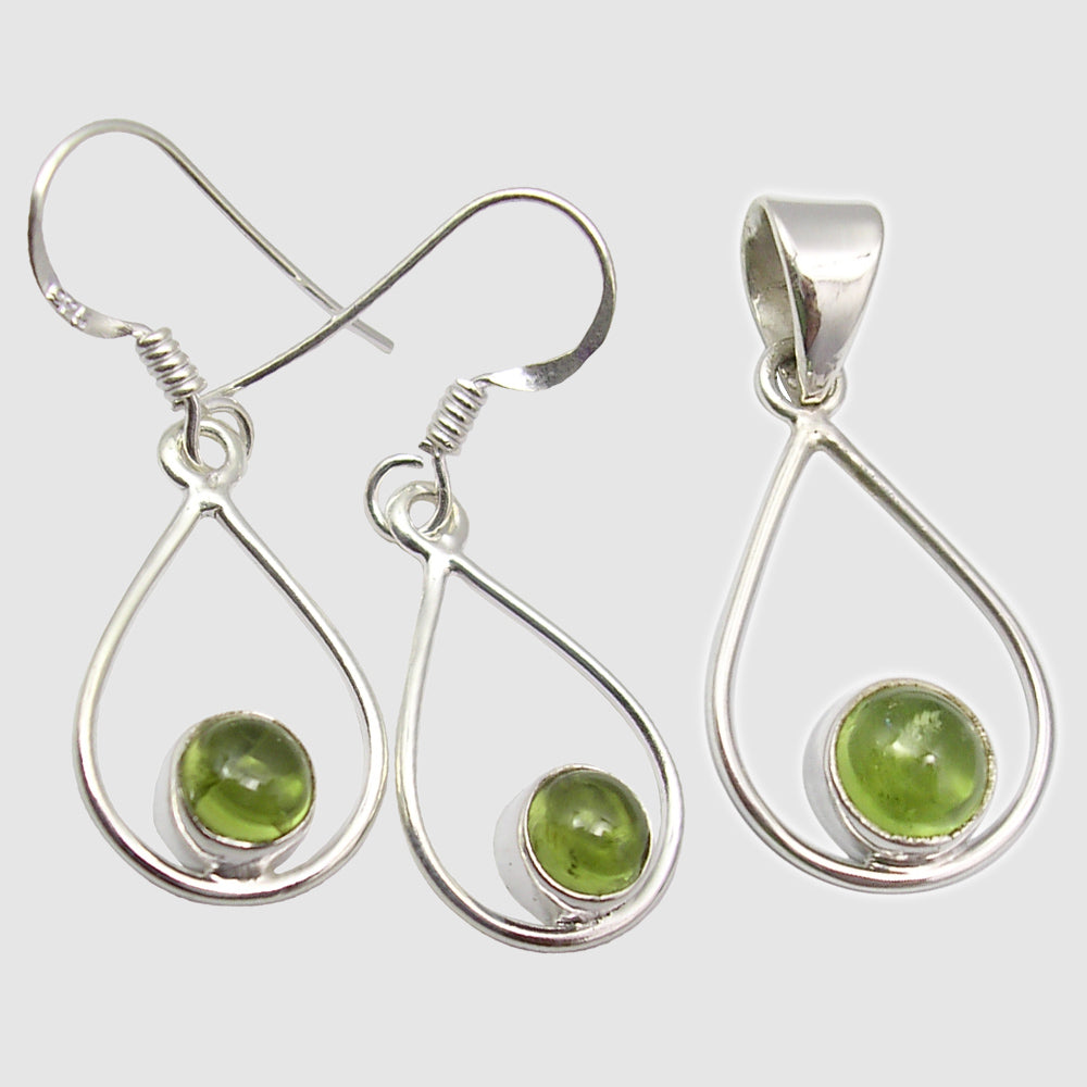 Peridot Sterling Silver Pendant