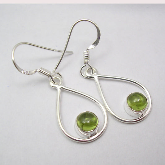 Peridot Sterling Silver Earrings